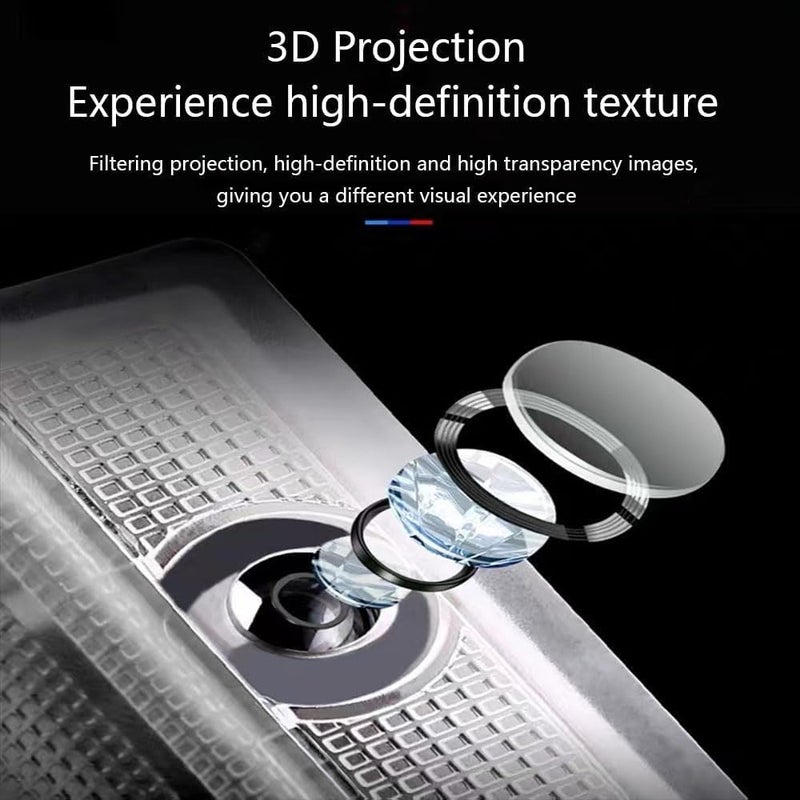 LBYYFCA High Definition LED Projection Welcome Light，Logo Projector Puddle Lights，Compatible with 1/3/4/5/6/7/x1/x2/x3/x4/x5/x6/x7/M/328i/28i/530i/528i/e92，Plug and Play (2PCS) - Image 4